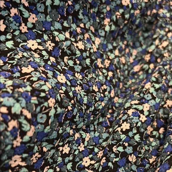 Zara Blue Puff Sleeve Sheath Dress - Picture 13 of 14